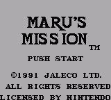 Maru's Mission (USA)